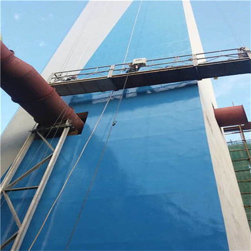 匠心筑高臺，畫筆繪長空——宏順建設混凝土煙囪外壁手工繪畫與腳手架施工紀實